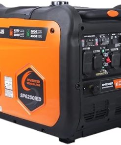 6250 Watt Dual Fuel Inverter Generator Electric Start Portable RV Ready