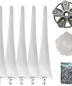 5 Pack Wind Turbine Blades Kit with Hub and Cover for DIY 850mm 5 Pack Wind Turbine Blades Kit with Hub and Cover for DIY 850mm