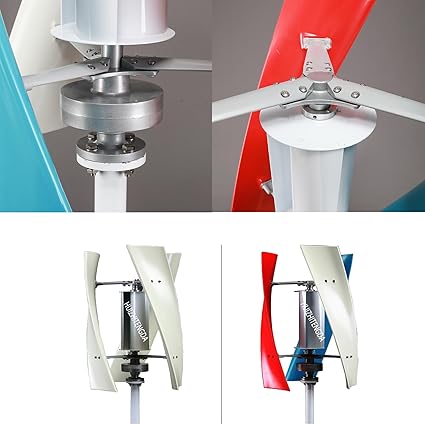 12000W Vertical Axis Wind Turbine Low Noise Home Wind Generator 2 12000W Vertical Axis Wind Turbine Low Noise Home Wind Generator - Image 2