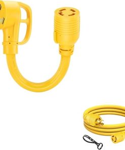 Kohree TT-30P to L14-30R Generator Adapter with 10ft Generator Cord