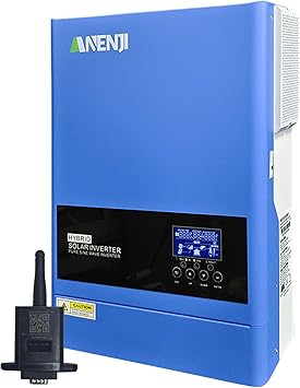 6200W Solar Inverter 48V DC to 230VAC Off-Grid Hybrid with MPPT Controller 6200W Solar Inverter 48V DC to 230VAC Off-Grid Hybrid with MPPT Controller