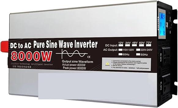6000W 8000W Pure Sine Wave Inverter DC12V 24V to AC 220V 110V 6000W 8000W Pure Sine Wave Inverter DC12V 24V to AC 220V 110V