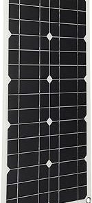100W Monocrystalline Solar Panel Charger for Tractors Boats Motorcycles 100W Monocrystalline Solar Panel Charger for Tractors Boats Motorcycles