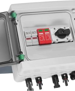 Outdoor IP65 Solar PV Surge Lightning Protection DC Combiner Box