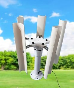 20W Vertical Axis Wind Turbine with Waterproof PVC Body for Off-Grid