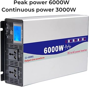 High Efficiency 12V to 72V Pure Sine Inverter for Solar Power 6000W 8000W 2 High Efficiency 12V to 72V Pure Sine Inverter for Solar Power 6000W 8000W - Image 2