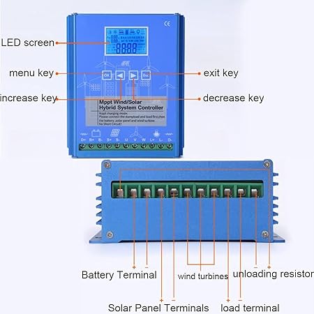 12000W MPPT Charge Controller for Vertical Windmill and Solar Systems 2 12000W MPPT Charge Controller for Vertical Windmill and Solar Systems - Image 2