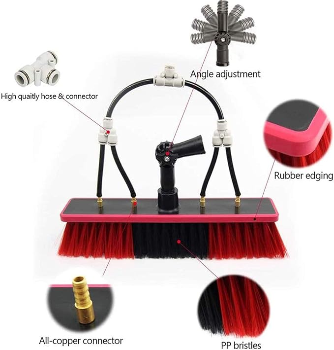 Water Fed Pole Kit for Window and Solar Cleaning 24FT Retractable Tool 2 Water Fed Pole Kit for Window and Solar Cleaning 24FT Retractable Tool - Image 2