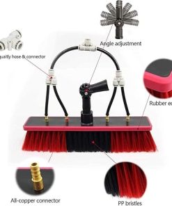 Water Fed Pole Kit for Window Solar Panel Cleaning 36FT Retractable 2