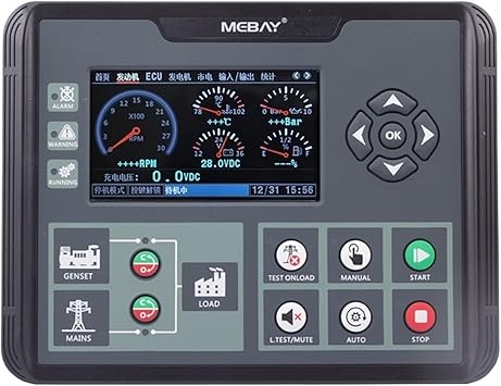 DC70D DC72D DC72DR Diesel Generator Controller with 4.3 LCD Display 2 DC70D DC72D DC72DR Diesel Generator Controller with 4.3 LCD Display - Image 2
