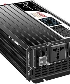 2000W Pure Sine Wave Solar Power Inverter 12V 24V 48V LCD Screen