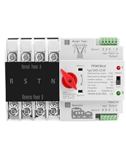 4 Phase Din Rail ATS Dual Power Automatic Transfer Switch 63A 100A 125A
