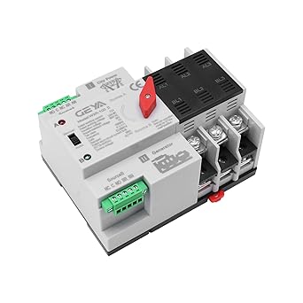 Automatic Transfer Switch ATS 63A 3P AC110V Din Rail Controller Automatic Transfer Switch ATS 63A 3P AC110V Din Rail Controller