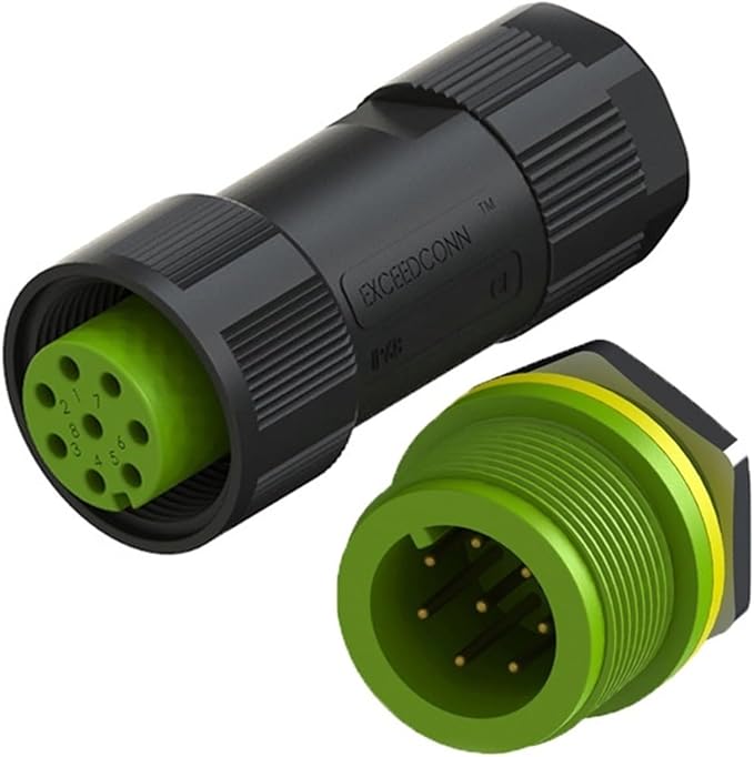 Industrial Waterproof 8-Pin Power Supply Connector for Solar LED Lighting 2 Industrial Waterproof 8-Pin Power Supply Connector for Solar LED Lighting - Image 2