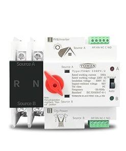 Einphasiger DIN-Schienen-ATS für PV und Wechselrichter Schalter