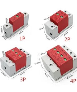 AC Surge Protector 1P 2P 3P 4P 20KA to 60KA 385V Low Voltage Device 2