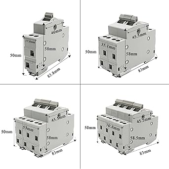 Dual Power Manual Transfer Interlock Circuit Breaker 40A 63A 2 Dual Power Manual Transfer Interlock Circuit Breaker 40A 63A - Image 2