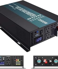 2000W Pure Sine Wave Inverter for Solar 12V DC to 220V AC 2