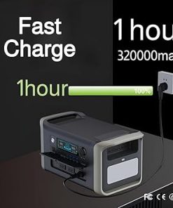 2000W Outdoor Power Station 320000mAh Fast Charging Solar Generator 2