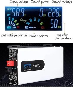 Pure Sine Wave Inverter 12V 220V 4400W 5200W Solar Off Grid Converter 2