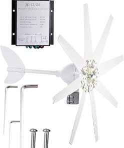 Quiet 12000W 24V Wind Turbine Generator Kit for Homes and RVs