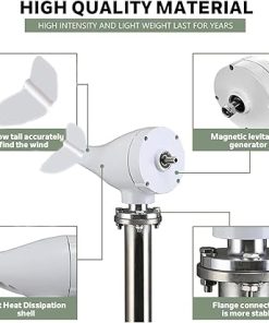 12000W Wind Turbine Generator Kit with 8 Blades for Home Use 2