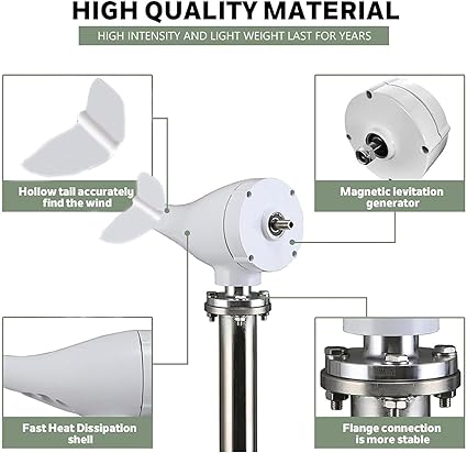 12000W Wind Turbine Generator Kit with 8 Blades for Home Use 2 12000W Wind Turbine Generator Kit with 8 Blades for Home Use - Image 2