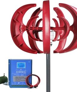 200W Vertical Axis Wind Turbine Generator 12V Quiet Off-Grid Use