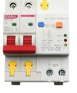 220V 2P Arc Fault Circuit Breaker 20A for Overload and Short Circuit