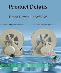 35V Outdoor Water Wheel Generator for 5V to 24V Cordless Power Supply 2