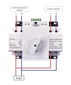 2P 63A 230V Dual Power Automatic Transfer Switch TOQ3-2P/63 2