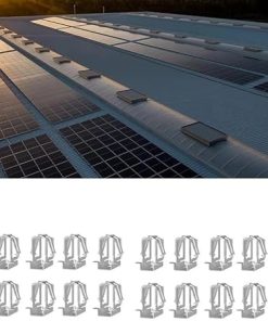 20PCS Metal Buckle for PV Solar Panels and Roof Installations 2