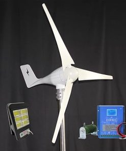 100W Horizontal Axis Wind Turbine Generator 24V for Home Off-Grid Use