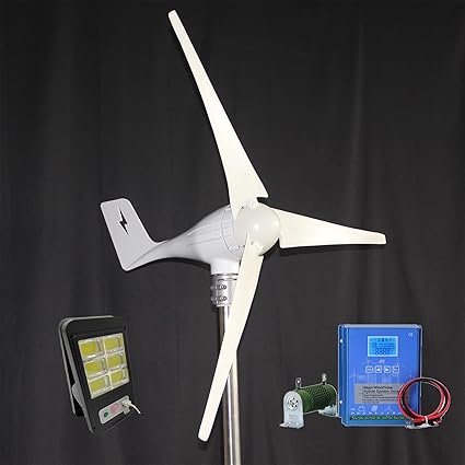 100W Horizontal Axis Wind Turbine Generator 24V for Home Off-Grid Use 100W Horizontal Axis Wind Turbine Generator 24V for Home Off-Grid Use