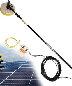 Electric Solar Panel Cleaning Kit with Water Fed Rod and 12m Cable