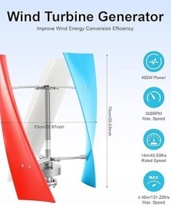 400W 24V Vertical Wind Turbine Generator for Boats and Cabins 2