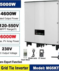 5000W Solar Grid Tie WiFi Inverter DC120-550V to AC230V IP65 2