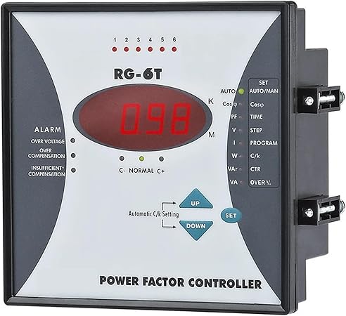 Power Factor Controller RG-6T 220VAC 50/60Hz in 6 Easy Steps 2 Power Factor Controller RG-6T 220VAC 50/60Hz in 6 Easy Steps - Image 2