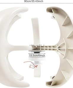 600W 12V Vertical Wind Turbine Generator with Controller for Home Use 2