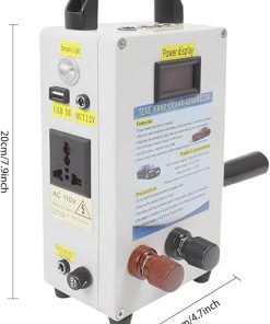 Portable Hand Crank Generator for Outdoor Travel and Camping USB Charger 2