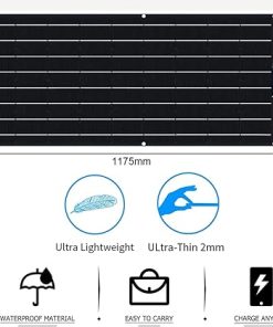 600W 2X300W Flexible Solar Panels Portable Mono Battery Charger 2