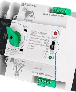 Automatic Transfer Switches for Solar Inverters 2P 3P 4P 63A 100A 125A 2