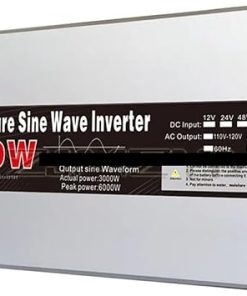6000W 8000W Pure Sine Wave Inverter DC12V 24V to AC Power Converter 2