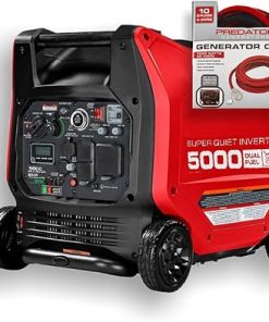 Predator 5000 Watt Quiet Dual-Fuel Inverter Generator for RVs