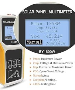 1600W Solar Panel Tester MPPT Multimeter with LCD Display for PV Data 2