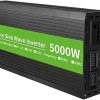 Portable Pure Sine Wave Inverter DC 24V to AC 220V 3000W Power Bank 4