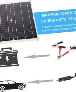 Outdoor Solar Charger 25W Portable Kit for Emergency Power 2