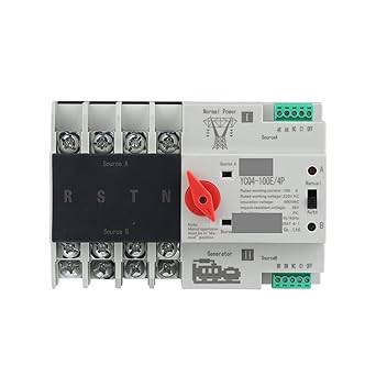 3 Phase Automatic Transfer Switch 63A 100A Din Rail Selector Switch 3 Phase Automatic Transfer Switch 63A 100A Din Rail Selector Switch