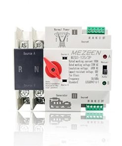 Automatic Transfer Switch 125 Amps 2 Pole AC 230V 400V Din Rail ATS