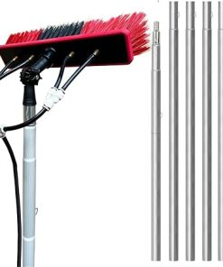 Window Cleaning Kit Water Fed Brush and Extension Pole for Solar Panels 2
